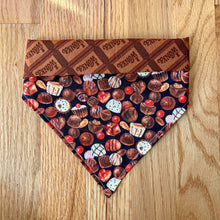 Load image into Gallery viewer, Reversible Pet Bandana “Chocolates”
