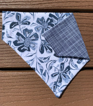 Load image into Gallery viewer, Reversible Pet Bandana “Moonlight Flowers”