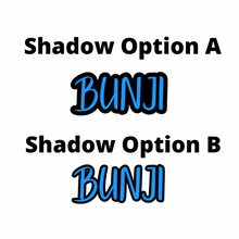 Load image into Gallery viewer, Vinyl Name Add-On with Shadow for Bandanas