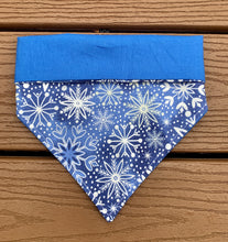 Load image into Gallery viewer, Reversible Pet Bandana “Up to Snow Good”
