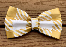 Load image into Gallery viewer, “Gold Plaid” Bow tie