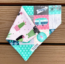 Load image into Gallery viewer, Reversible Pet Bandana “A Succulent’s Journey”