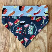 Load image into Gallery viewer, Reversible Pet Bandana “Sushi”