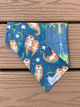 Load image into Gallery viewer, Reversible Pet Bandana “Otter Love”