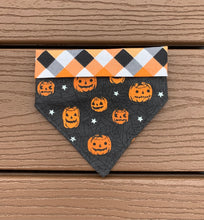 Load image into Gallery viewer, Reversible Pet Bandana “All Jacked up”