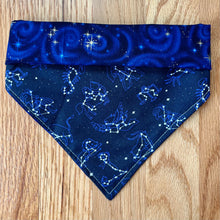Load image into Gallery viewer, Reversible Pet Bandana “Constellations“