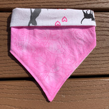 Load image into Gallery viewer, Reversible Pet Bandana “Cat lover”