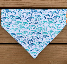 Load image into Gallery viewer, Reversible Pet Bandana “Surfs pup!”