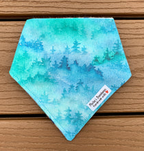 Load image into Gallery viewer, Reversible Pet Bandana “Forest of Illusion”