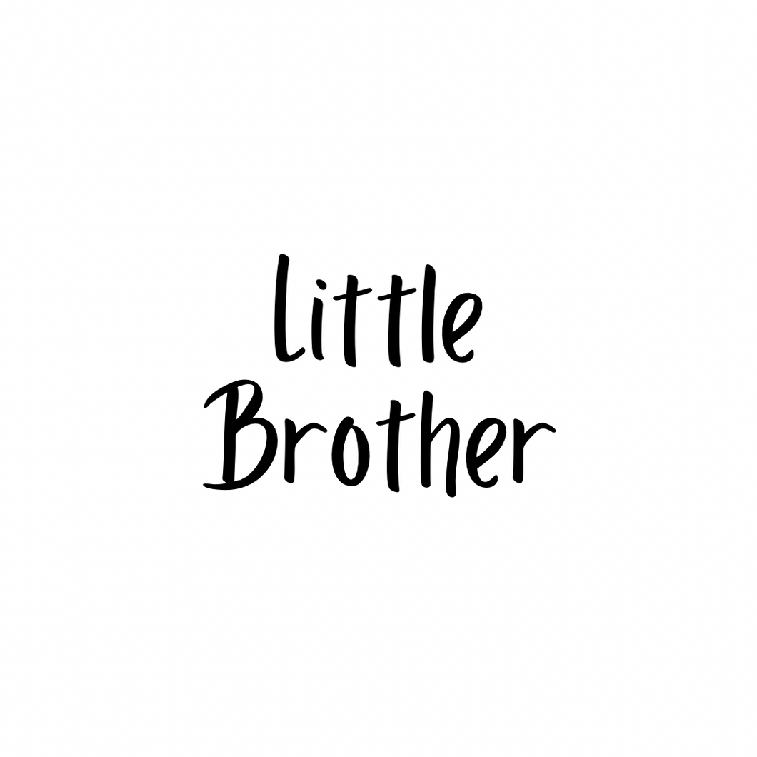 Vinyl Quote Add on: Little Brother