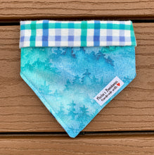 Load image into Gallery viewer, Reversible Pet Bandana “Forest of Illusion”
