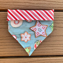 Load image into Gallery viewer, Reversible Pet Bandana “Sugar and Stripes”