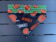 Load image into Gallery viewer, Reversible Pet Bandana “Bengals”
