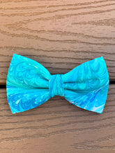 Load image into Gallery viewer, “Teal Marble” Bow Tie
