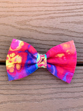 Load image into Gallery viewer, “Rainbow Marble” Bow Tie