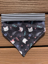 Load image into Gallery viewer, Reversible Pet Bandana “Cool Cat”
