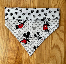 Load image into Gallery viewer, Reversible Pet Bandana “Mickey”
