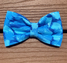 Load image into Gallery viewer, “Blue swirl” Bow tie