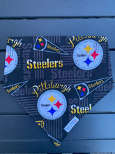Load image into Gallery viewer, Reversible Pet Bandana “Steelers”