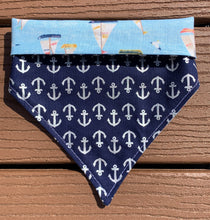 Load image into Gallery viewer, Reversible Pet Bandana “Shipwrecked”