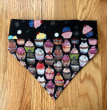 Load image into Gallery viewer, Reversible Pet Bandana “Cupcakes”