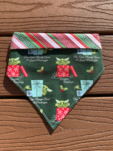 Load image into Gallery viewer, Reversible Pet Bandana “The Christmas Child”
