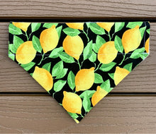 Load image into Gallery viewer, Reversible Pet Bandana “Lemon drop”