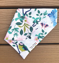 Load image into Gallery viewer, Reversible Pet Bandana “Flora and Fauna”