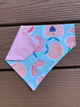 Load image into Gallery viewer, Reversible Pet Bandana “Sweet as a Peach”