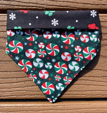 Load image into Gallery viewer, Reversible Pet Bandana “Pawpermint”