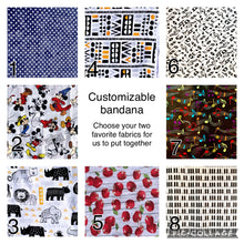 Load image into Gallery viewer, Reversible Customizable Pet Bandana