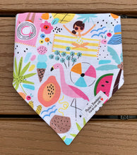 Load image into Gallery viewer, Reversible Pet Bandana “Beach Bum”