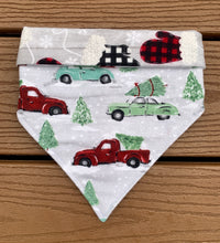Load image into Gallery viewer, Reversible Pet Bandana “Rustic Christmas”