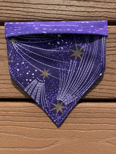 Load image into Gallery viewer, Reversible Pet Bandana “Shooting Stars”
