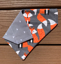Load image into Gallery viewer, Reversible Pet Bandana “Grey Fox”