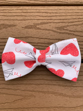 Load image into Gallery viewer, “Airplanes and Hearts” Bow Tie