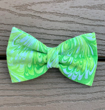 Load image into Gallery viewer, “Green Marble” Bow Tie