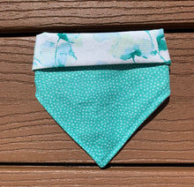 Load image into Gallery viewer, Reversible Pet Bandana “Evergreen”