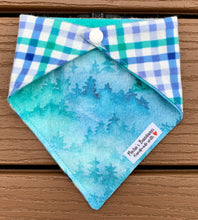 Load image into Gallery viewer, Reversible Pet Bandana “Forest of Illusion”