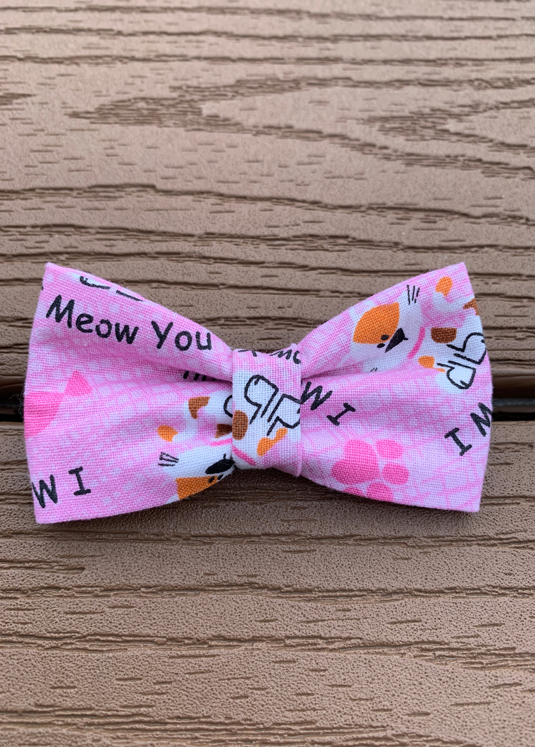 “I meow you” Bow Tie