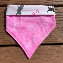 Load image into Gallery viewer, Reversible Pet Bandana “Cat lover”
