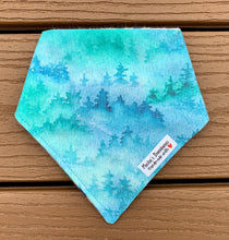 Load image into Gallery viewer, Reversible Pet Bandana “Forest of Illusion”
