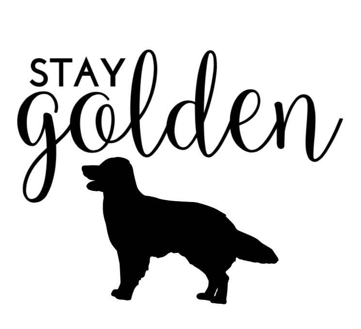 Vinyl Quote Add on: Stay Golden