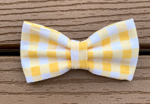 Load image into Gallery viewer, “Yellow Plaid” Bow tie
