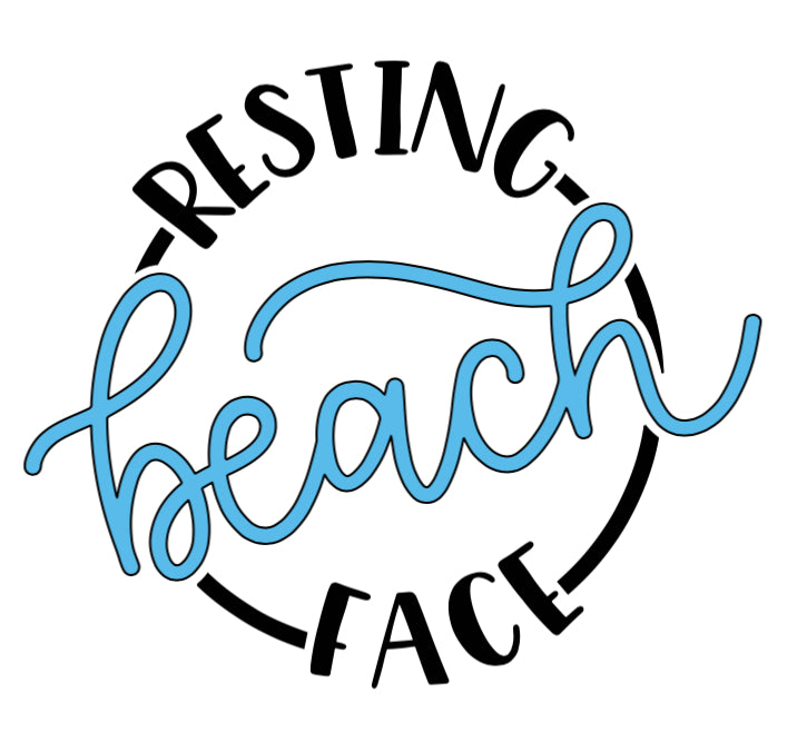 Vinyl Quote Add on: Resting Beach face