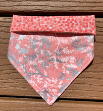 Load image into Gallery viewer, Reversible Pet Bandana “Coral Reef”
