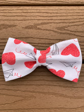 Load image into Gallery viewer, “Airplanes and Hearts” Bow Tie
